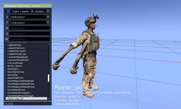 ArmA 3 Animation Viewer + Jumping Animation
